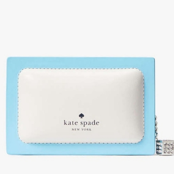 🔹️ Kate Spade 🔹️Coffee Break 3D Sugar Packet Small Card Holder ✨️💙 - Picture 3 of 4
